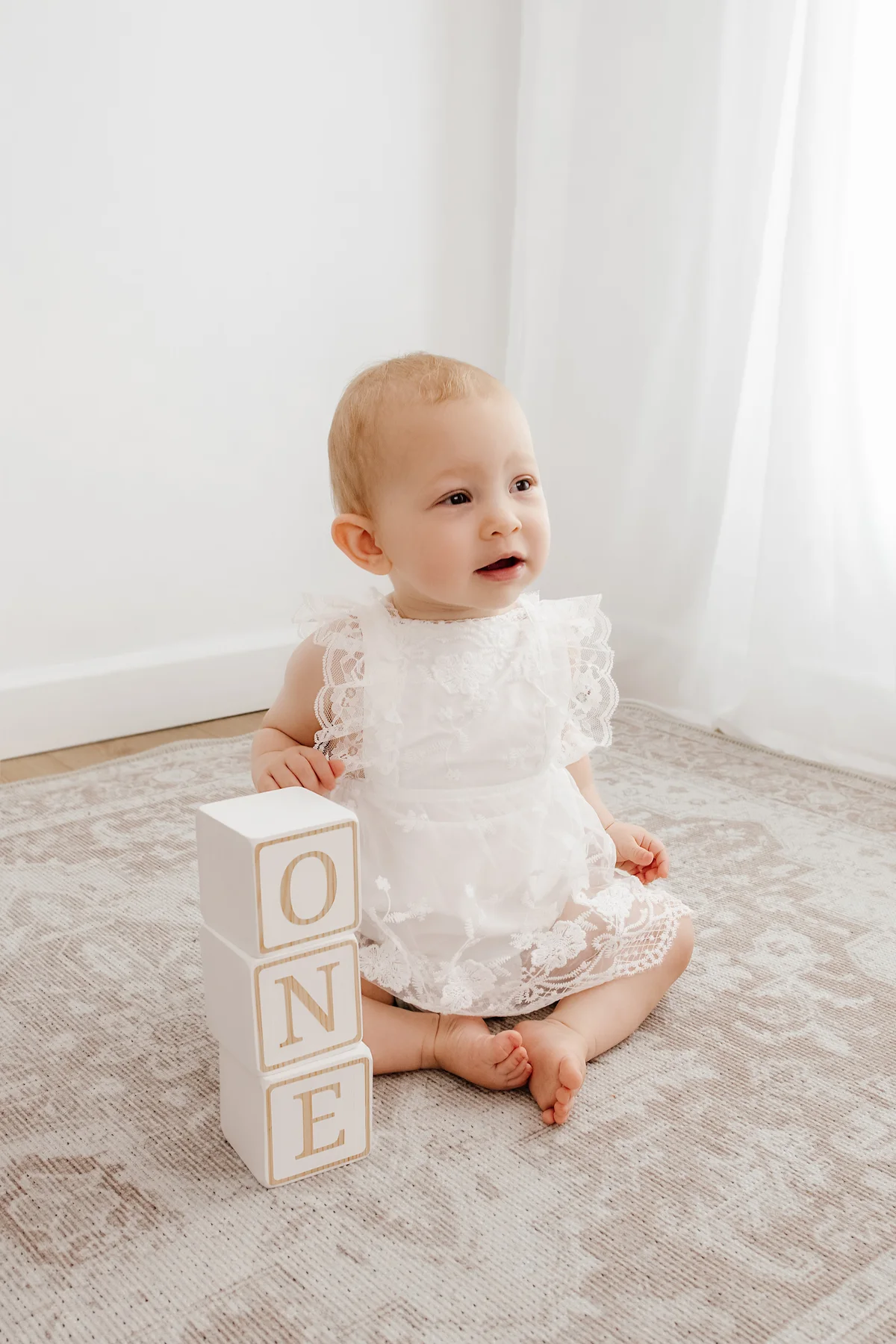 First birthday portrait