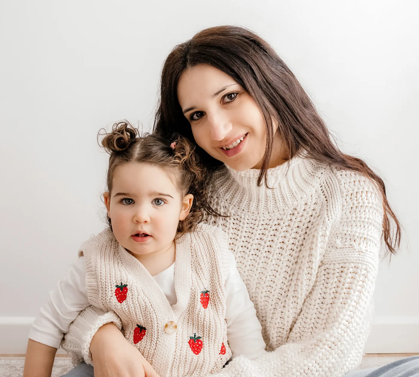 Mother and daughter portrait